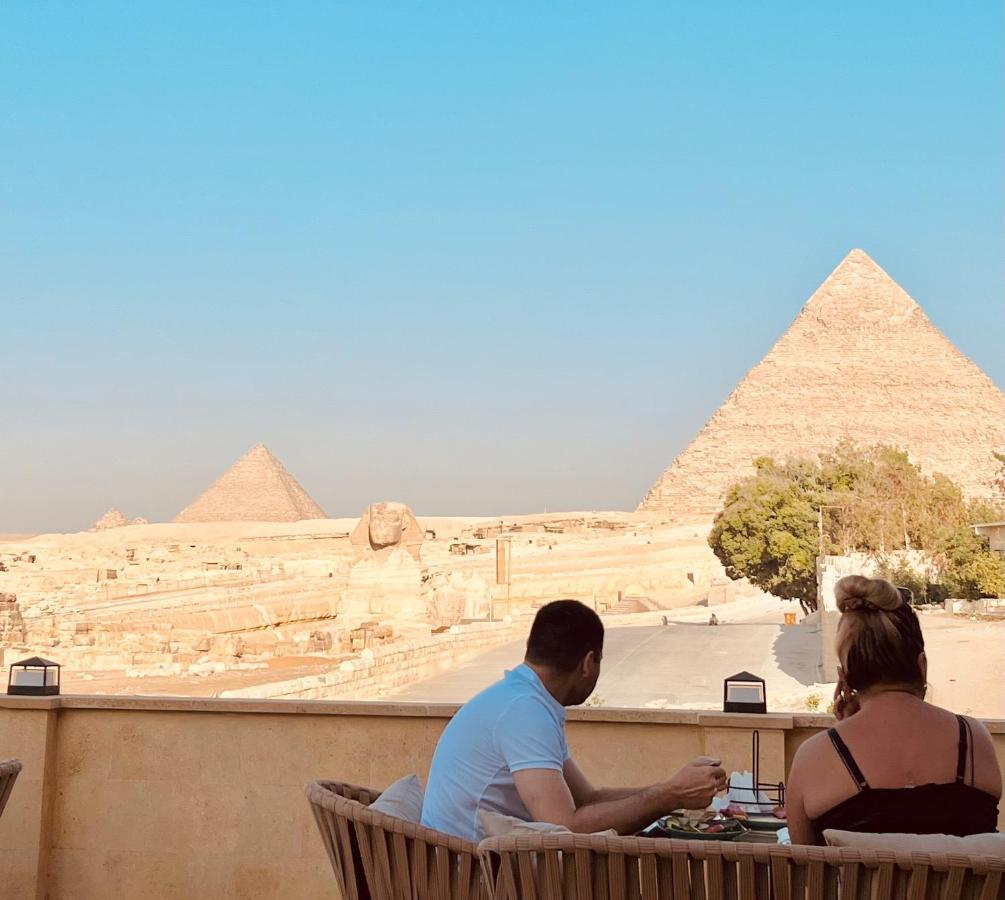 The Gate Hotel Front Pyramids & Sphinx View Kafret el-Gabal Eksteriør billede