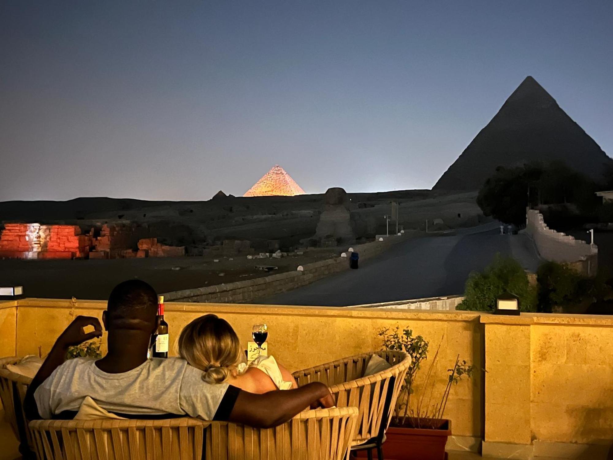The Gate Hotel Front Pyramids & Sphinx View Kafret el-Gabal Eksteriør billede