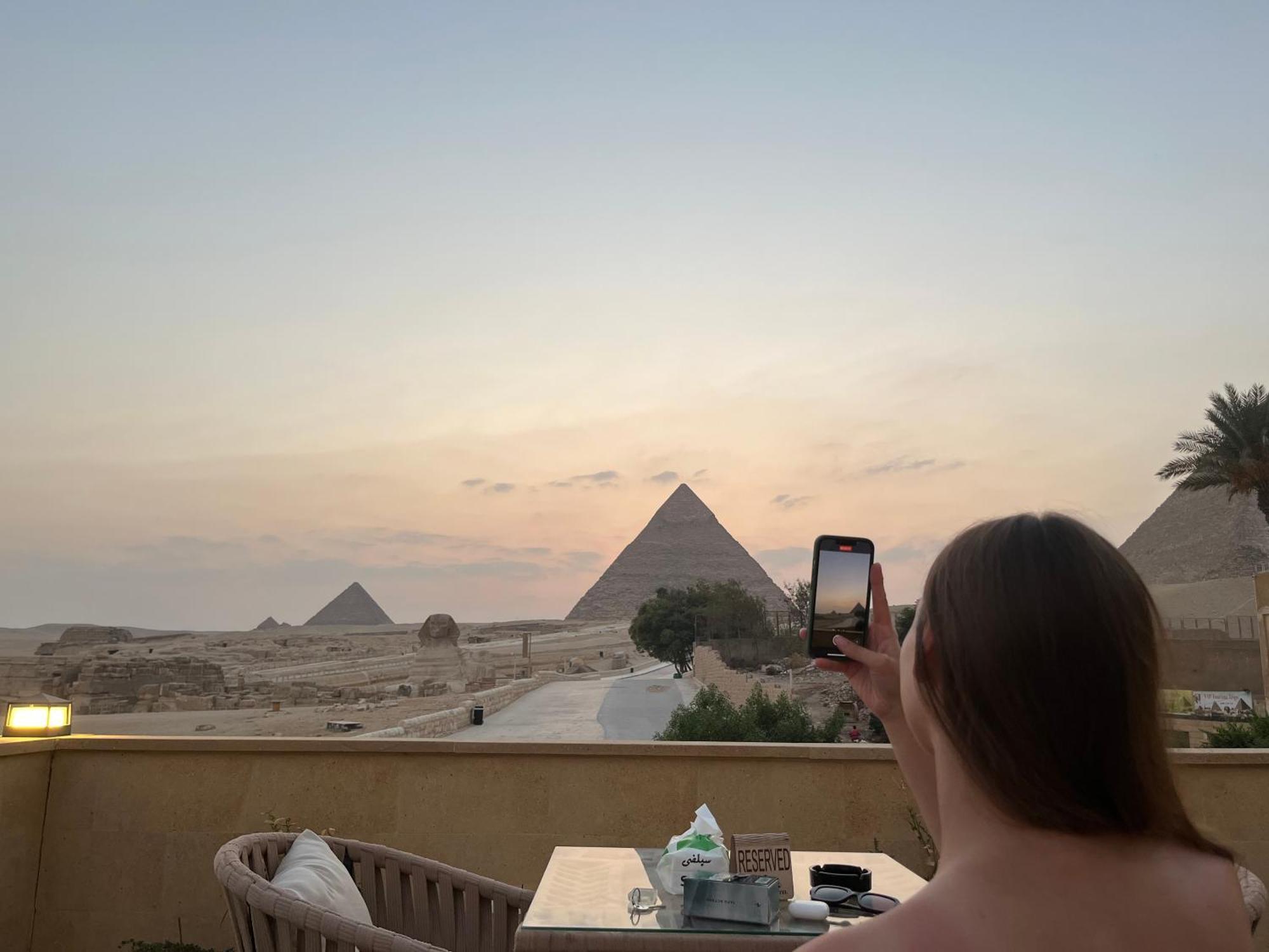 The Gate Hotel Front Pyramids & Sphinx View Kafret el-Gabal Eksteriør billede