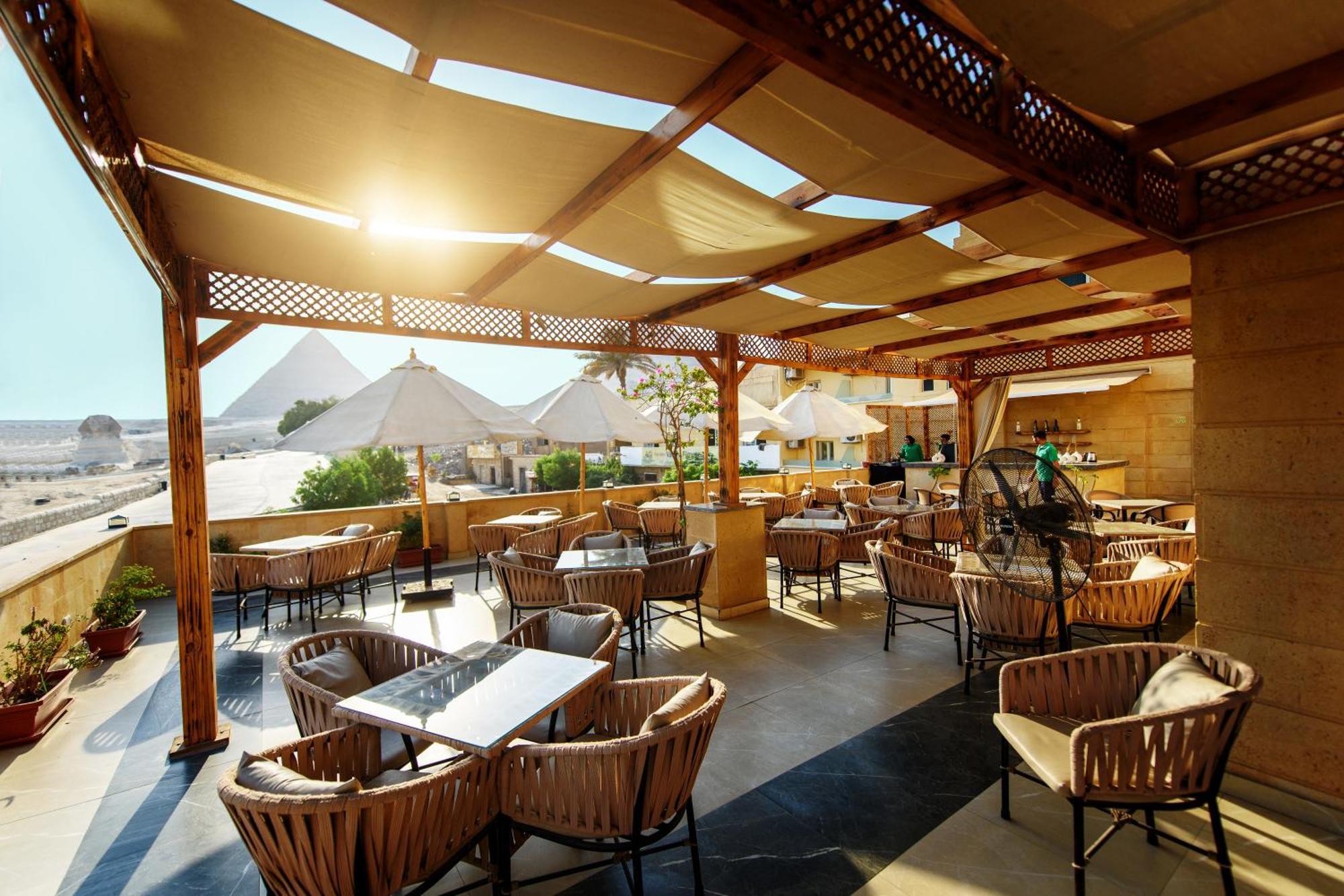 The Gate Hotel Front Pyramids & Sphinx View Kafret el-Gabal Eksteriør billede