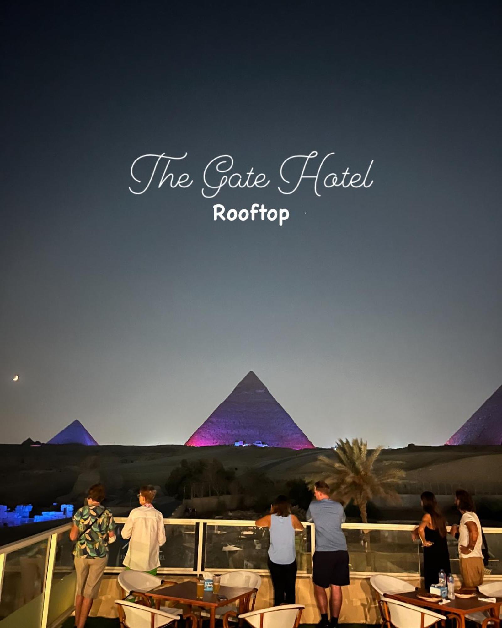 The Gate Hotel Front Pyramids & Sphinx View Kafret el-Gabal Eksteriør billede