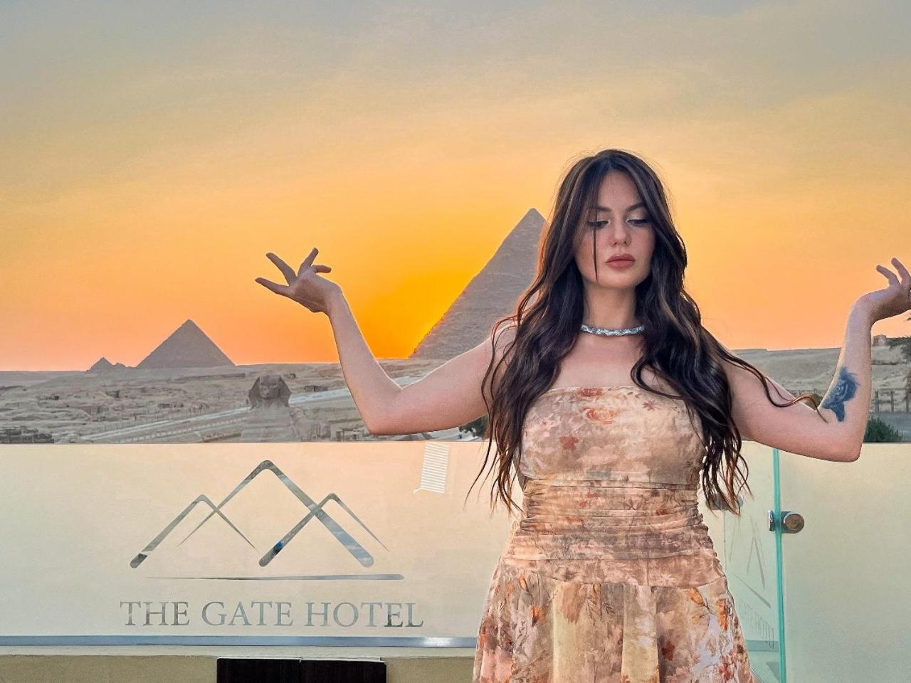 The Gate Hotel Front Pyramids & Sphinx View Kafret el-Gabal Eksteriør billede